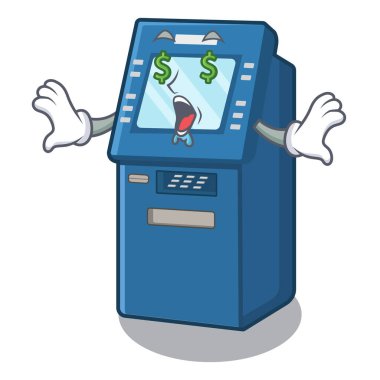 Karikatür dolap üzerinde Para göz Atm oyuncaklar
