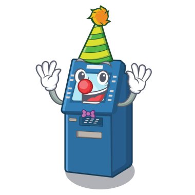 Karikatür dolap üzerinde Palyaço Atm oyuncaklar