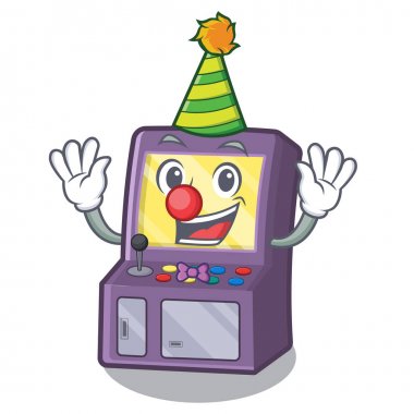Karikatür şeklinde Palyaço arcade makinesi