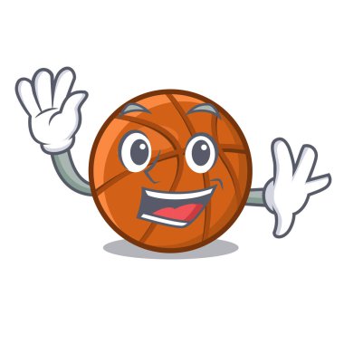 Karikatür masasının üzerinde sallanan sepet topu