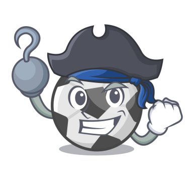 Karikatür şeklinde Korsan futbol topu