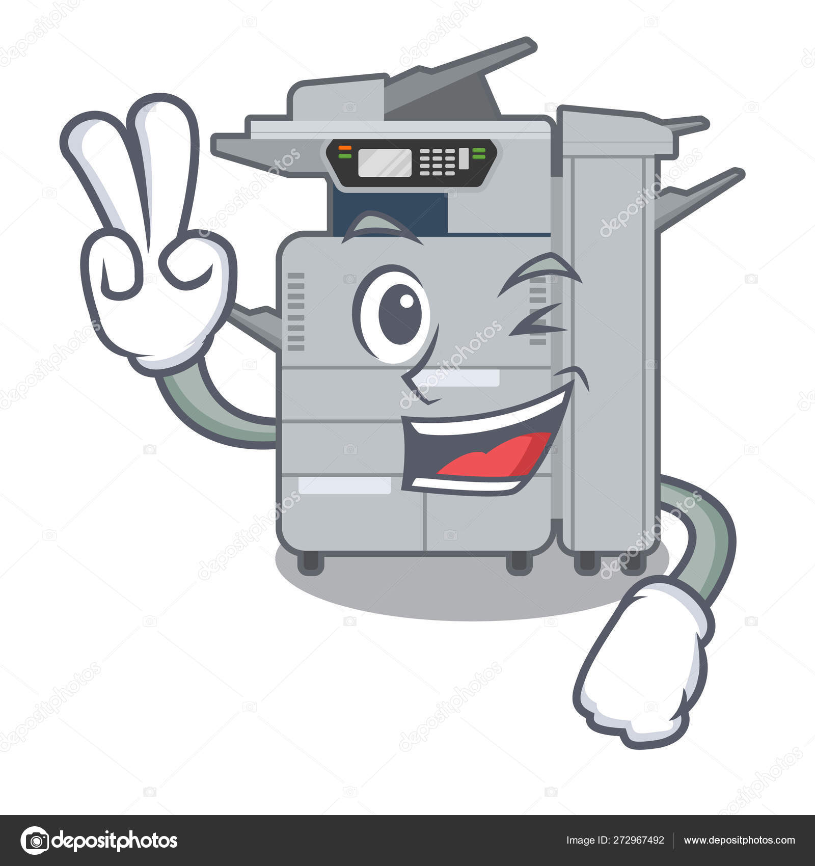 Two finger copier machine isolated in the cartoon Stock Vector Image by ©kongvector #272967492 Two finger copier machine isolated in the cartoon Stock Vector Image by ©kongvector #272967492