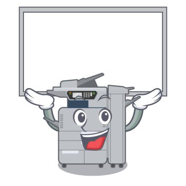 Karikatür şeklinde up board fotokopi makinesi