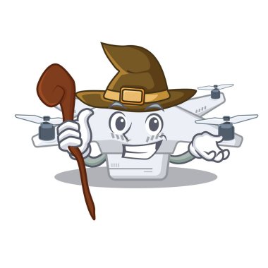 Karakter biçiminde bir cadı dronu