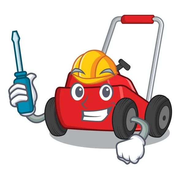 Lawnmower repair Vector Images Depositphotos