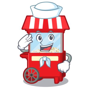 Karakter şeklinde denizci popcron makinesi