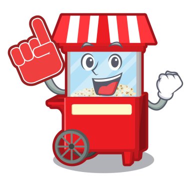 Karikatür sütununda köpük parmak popcron makinesi