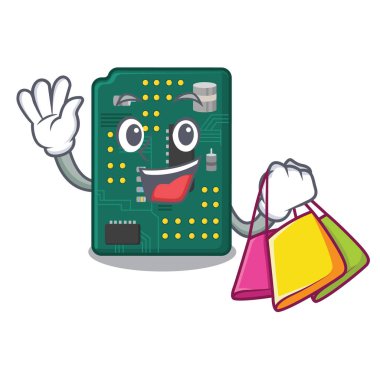 Karikatür şeklinde alışveriş devre kartı PCB