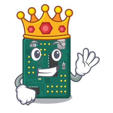 Karikatür Kral PCB devre kartı