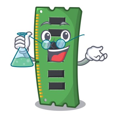 Profesör RAM hafıza kartı maskot şekli
