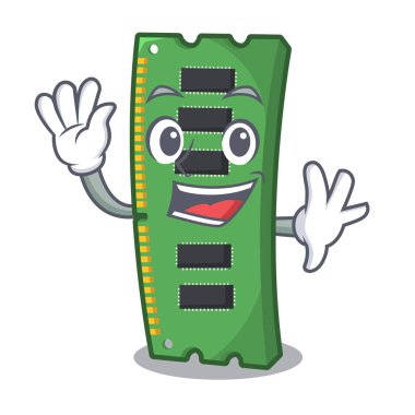 Sallama RAM hafıza kartı maskot şekli