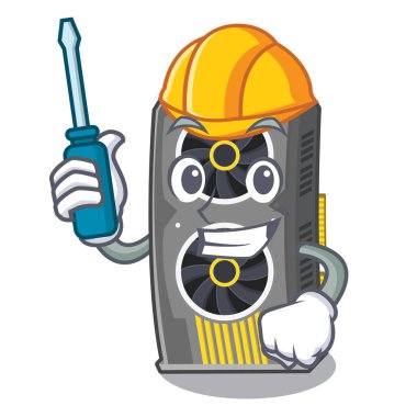 Karikatür sandalye yukarıda Otomotiv video grafik kartı