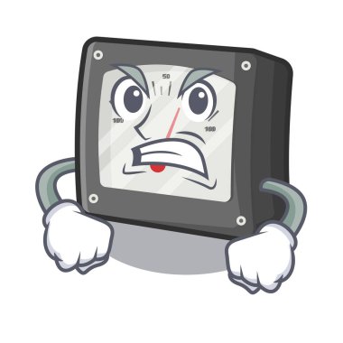 Karakter kutusunda kızgın metre amper