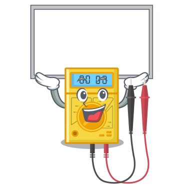 Maskot dolabında yukarı kart dijital multimetre