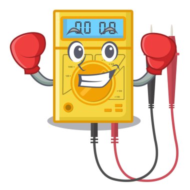 Maskot dolabında dijital multimetrenin kutulaması