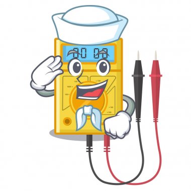 Maskot dolabında denizci dijital multimetre