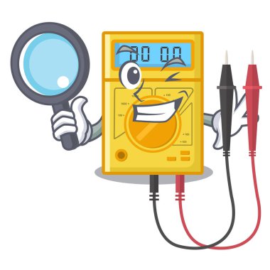Dedektif dijital multimetre karakteri ile izole