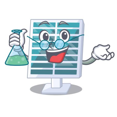 Karikatür şeklinde Profesör güneş penels