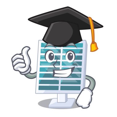 Karikatür şeklinde Mezuniyet güneş penels