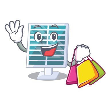 Karikatür şeklinde Alışveriş güneş penels