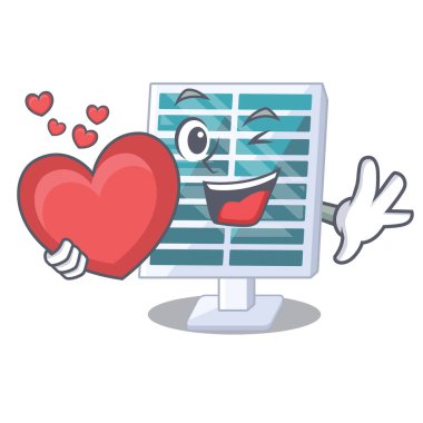 Maskot çatılarında kalp güneş panelleri var.