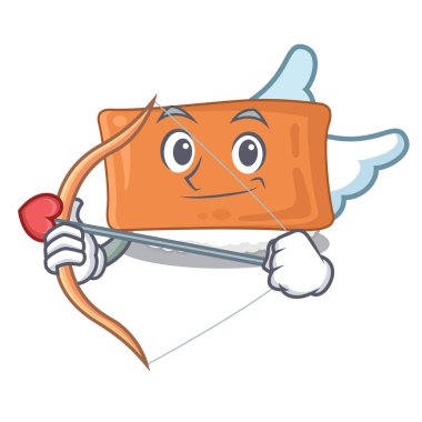 Cupid inari suşi karakter plaka servis edilir