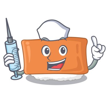 Karikatür şeklinde Hemşire inari suşi