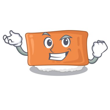 Karikatür şeklinde başarılı inari suşi