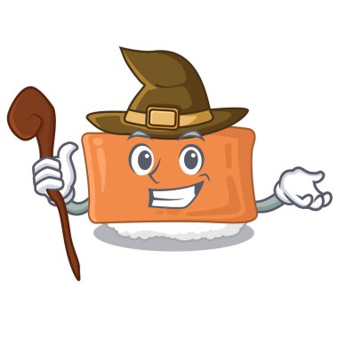 Cadı inari sushi karikatür tahtası servis edilir.