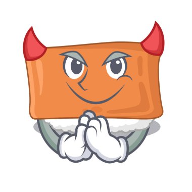 Devil inari suşi karikatür kurulu servis edilir