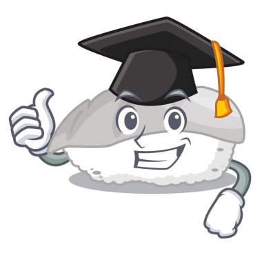 Mezuniyet ika suşi maskot yer servis edilir