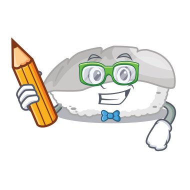 Öğrenci ika suşi maskot yer servis edilir