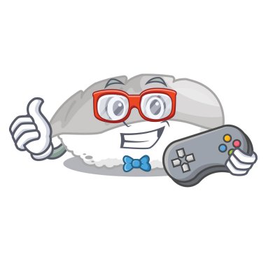 Karikatür şeklinde Gamer ika suşi