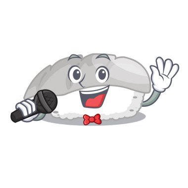 Karikatür şeklinde şarkı ika suşi