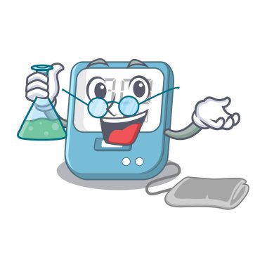 Maskot şeklinde Profesör kan basıncı