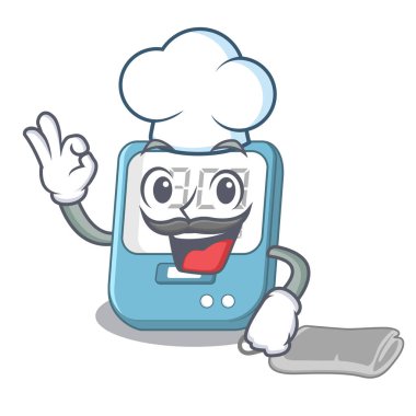 Maskot şeklinde şef kan basıncı