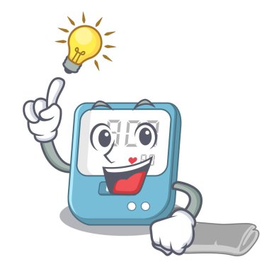 Karikatür tablo üzerinde bir fikir kan basıncı oyuncak var