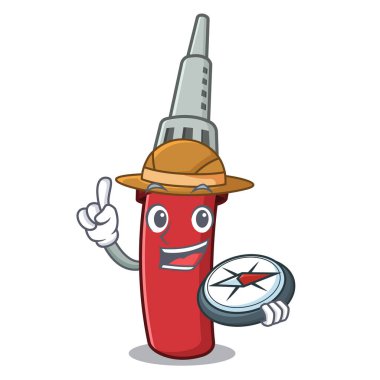 Karakter şeklinde kaşif lehim demir