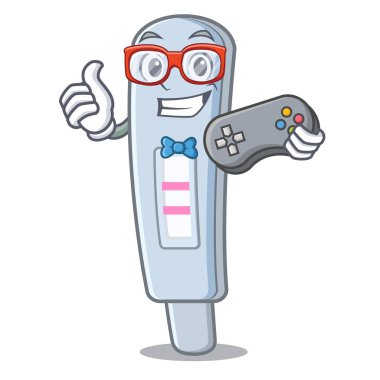 Karikatür ilaç dolabında Oyuncu test paketi