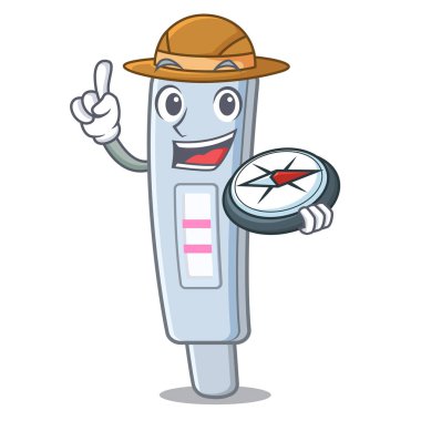 Karikatür ilaç dolabında Explorer test paketi