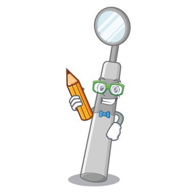 Kutu çizgi film tıp öğrenci diş aynası