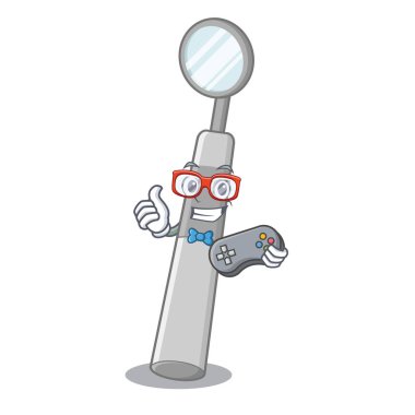 Karakter izole Oyuncu diş ayna