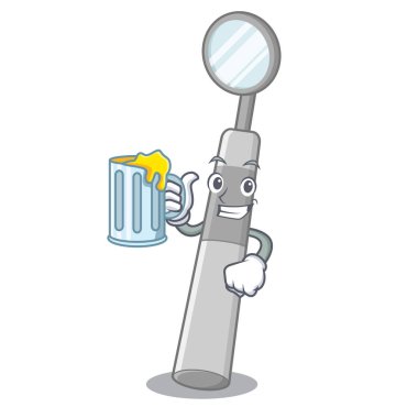 Karakterde izole edilmiş meyve suyu dişli ayna ile