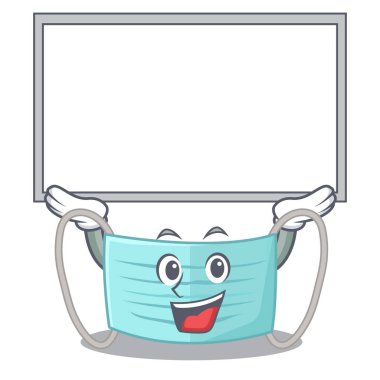 Maskot ile izole up board cerrahi maske