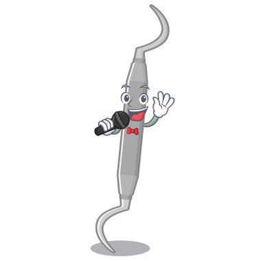 Charcater şeklinde Singing diş almak