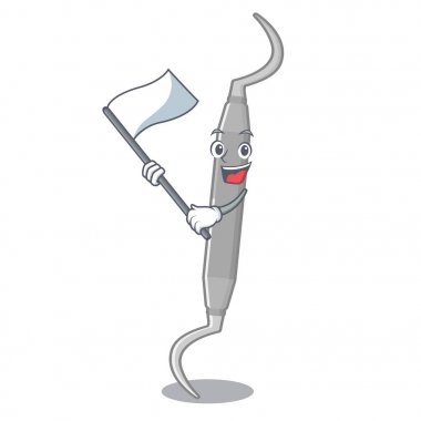 Çizgi film sepetinde bayrak dişleriyle