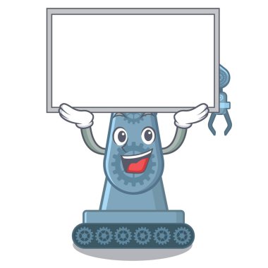 Up board mekatronik robotik kol karakter izole