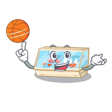 Maskot şeklinde basketbol ticaret sayacı ile