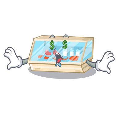 Bir karikatür para göz ticaret sayacı