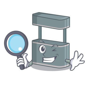 Karakter şeklinde Dedektif ticaret standı